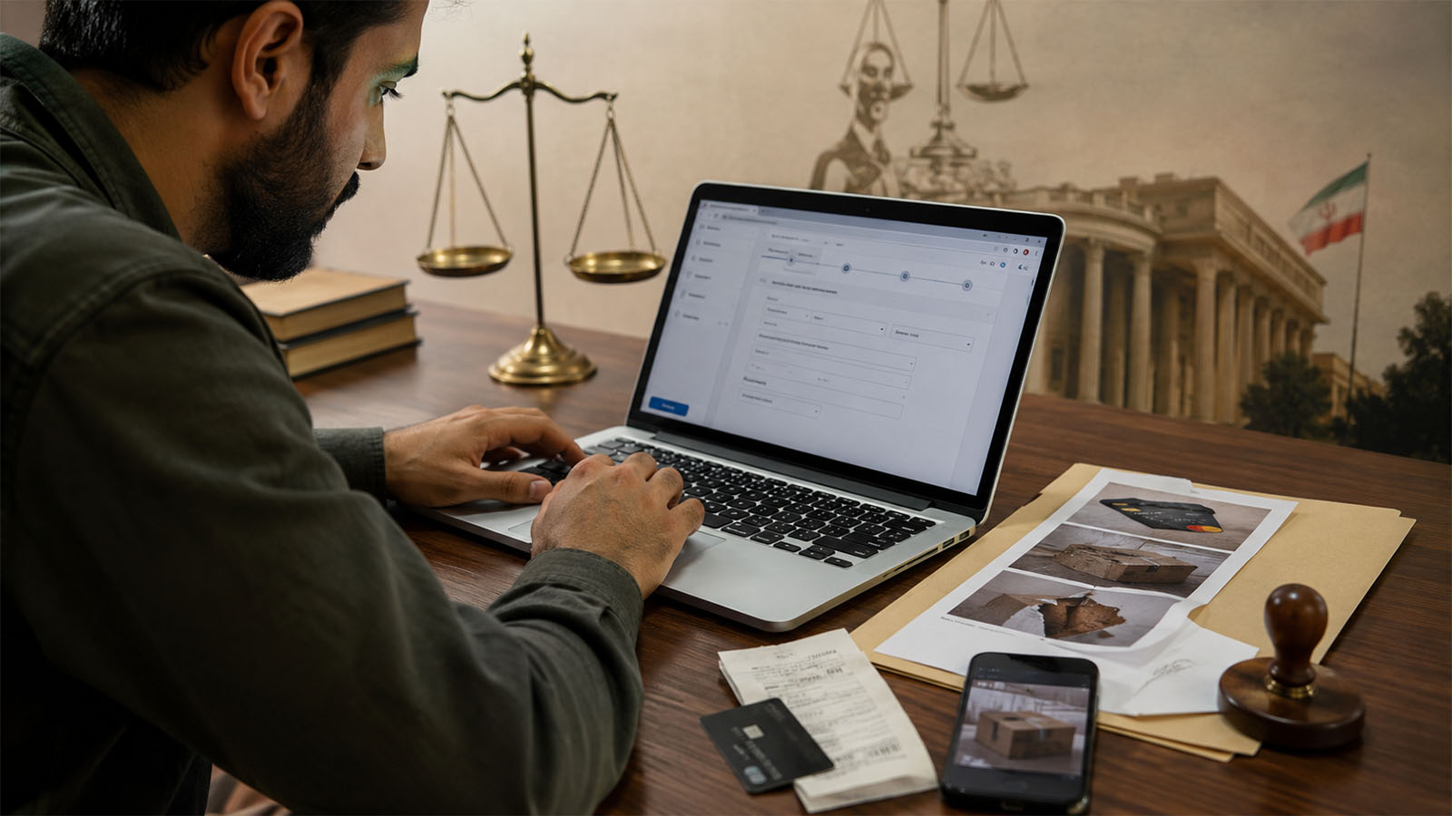 شکایت از فروشگاه اینترنتی برای کالای تقلبی یا مغایر